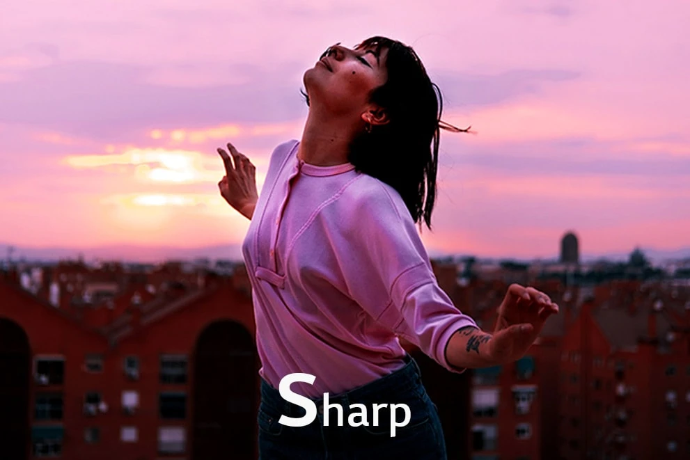 Une image d’une fille qui danse, étiquetée « Net »