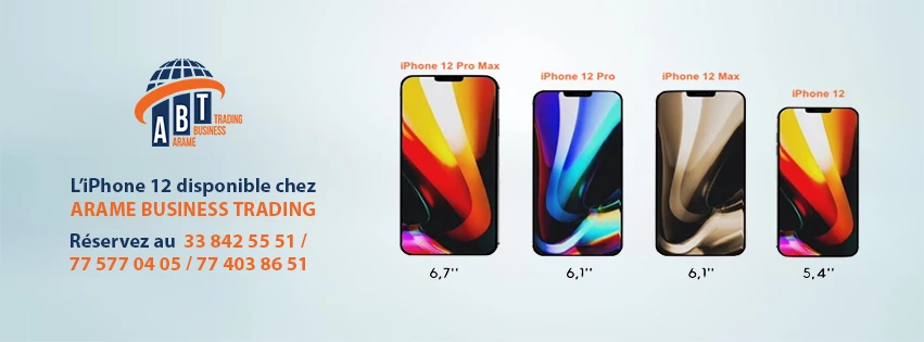 iPhone 12 - Electroménager Dakar Sénégal - Arame Business Trading - Le meilleur de vos équipements cuisine à petits prix adaptés à tous les budgets